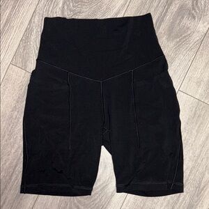 Aerie Black High Waist Bike Shorts